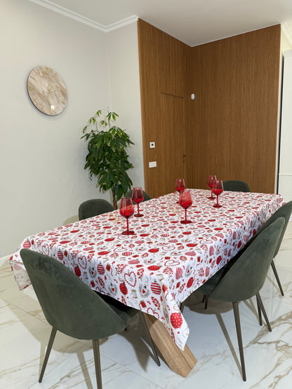 TOVAGLIA VINGI ANTIMACCHIA NATALIZIA FANTASIA '' CUORE''